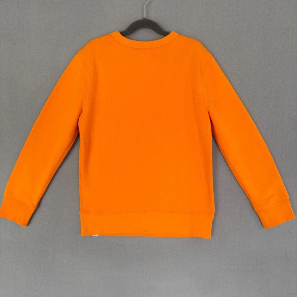 GAP Kids Boys Orange Pullover Sweatshirt With Mechanical Dinosaur Graphic L(10)
